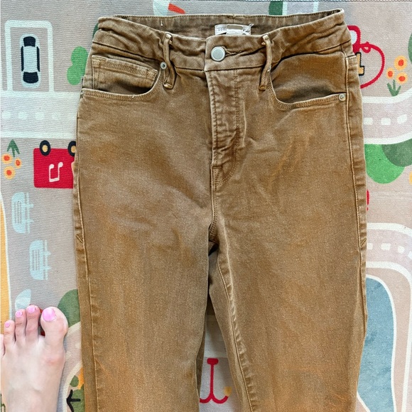 Good American Brown Straight Leg Jeans - Picture 1 of 6
